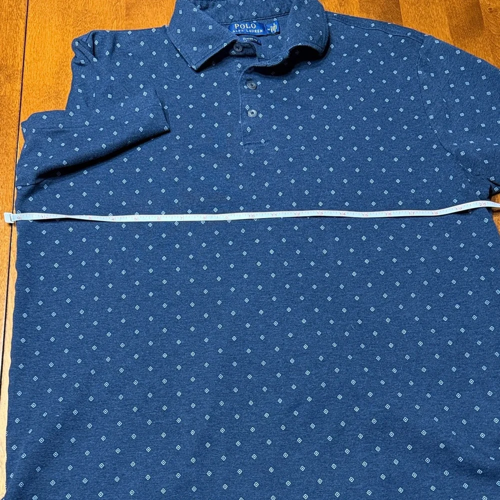 Polo by Ralph Lauren Navy Polka Dot Polo Shirt
